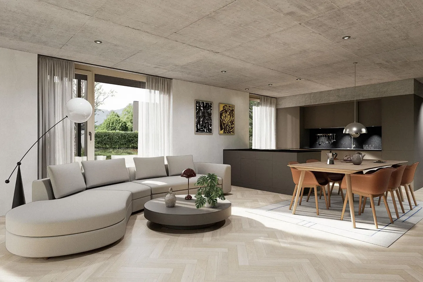 Nouveau projet de construction : appartements exclusifs dans une maison à deux parties élégante - Photo 1 sur 6