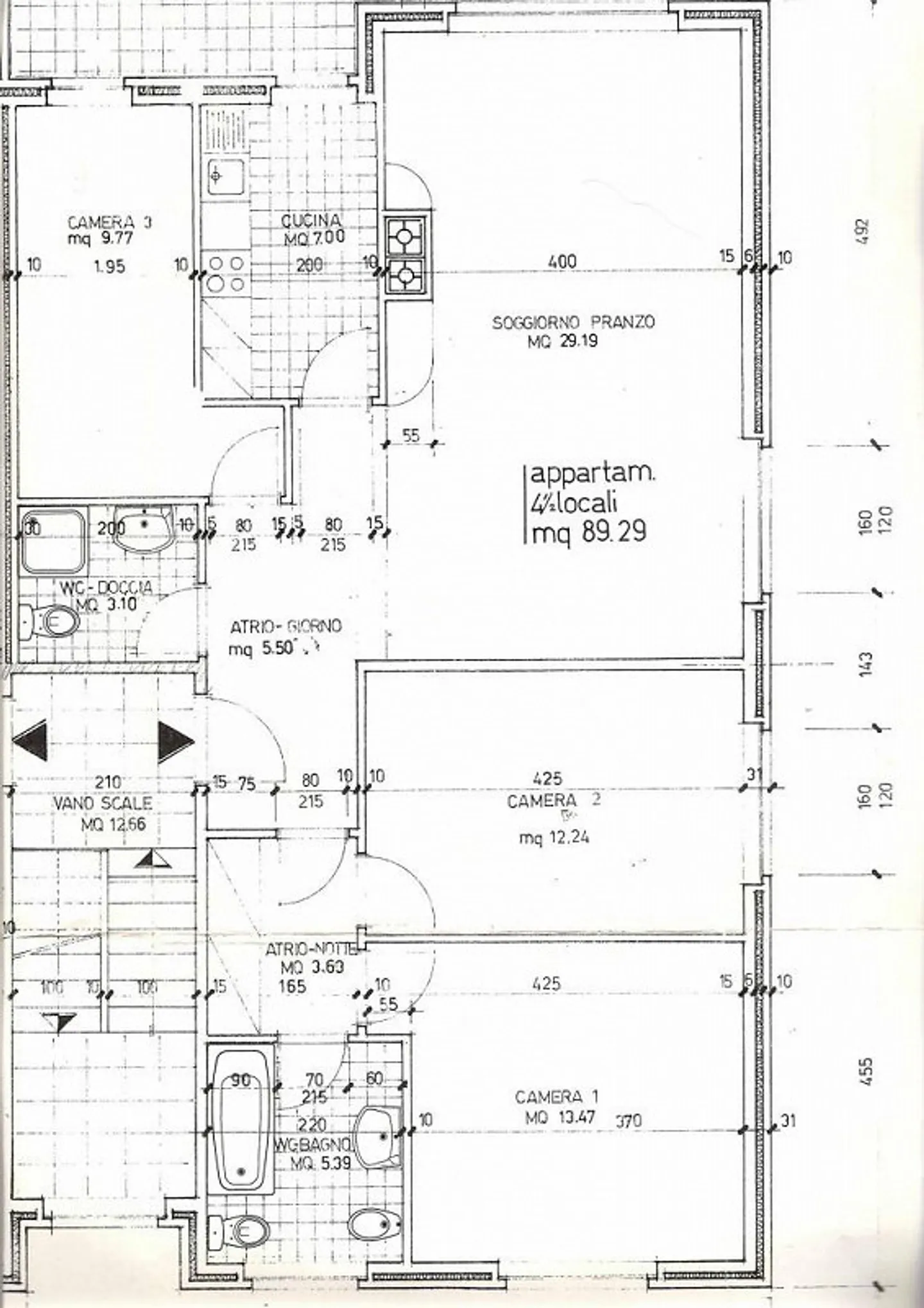 Attico Duplex 5.5 Stanze con Piscina a Comano - Foto 10 di 10