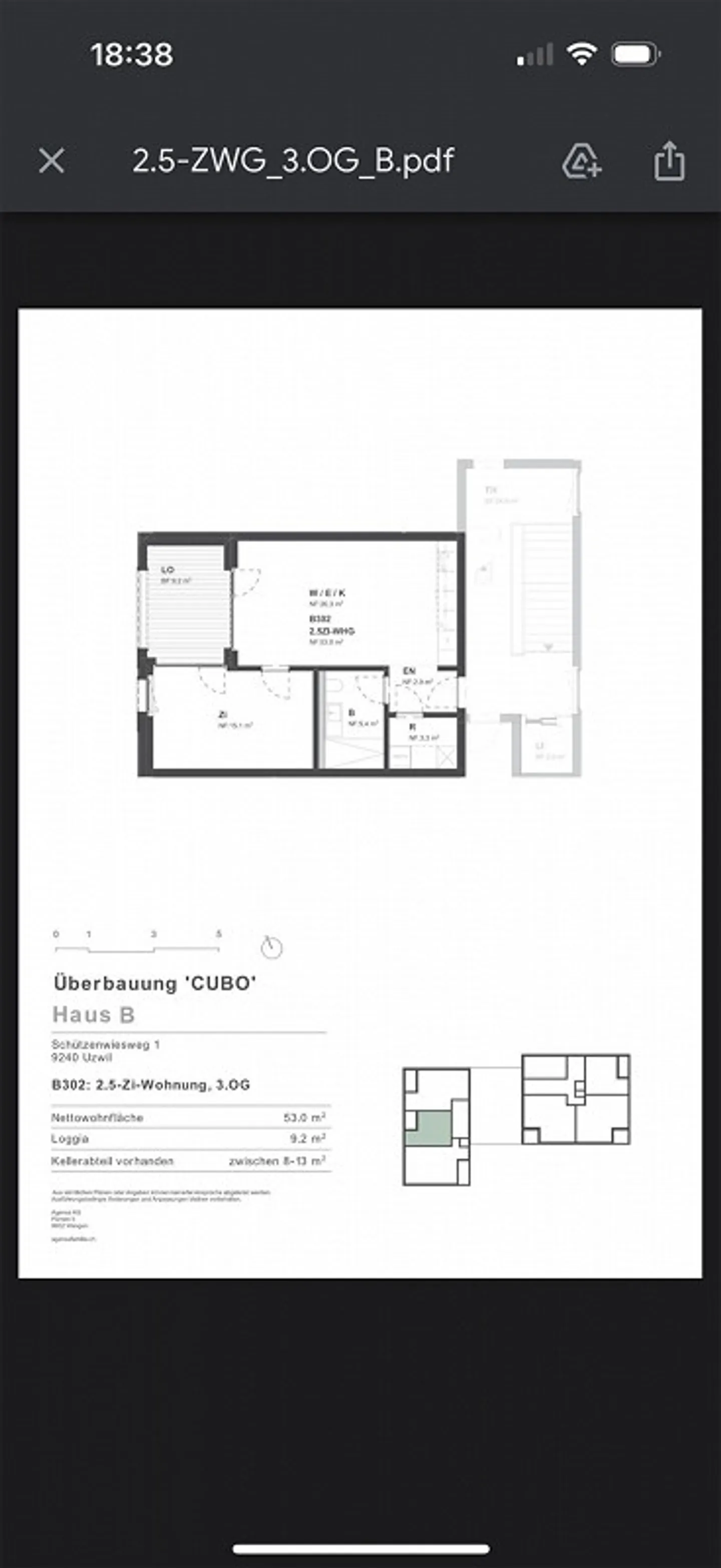 Modern 2.5-room apartment for rent - Photo 7 of 9