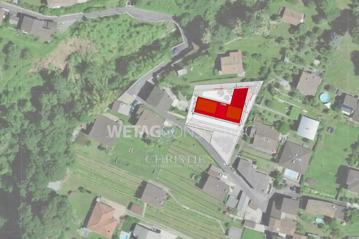 Lugano-Neggio : Terrain à bâtir de 1'137 m² avec vue sur le lac de Lugano à vendre - Photo 12 sur 12