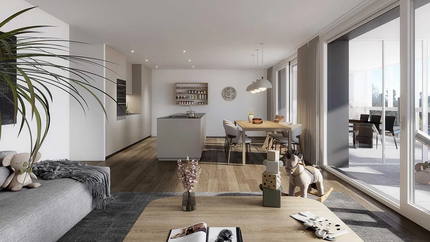 Jardin Paradisiaque Exclusif à Bottmingen - Appartement de 5,5 pièces avec tout le confort ! - Photo 5 sur 11