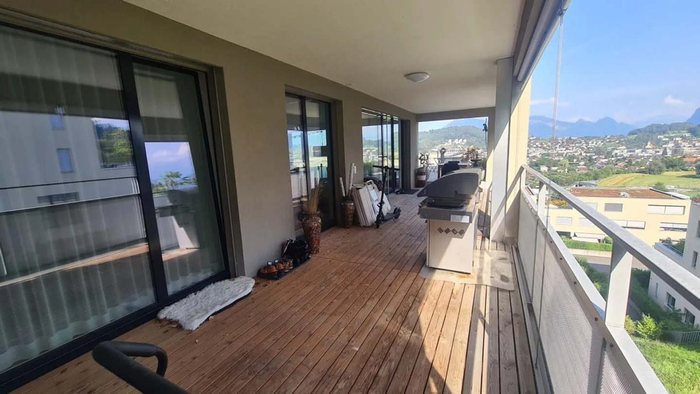 Über den Dächern von Kriens - 4½-Zimmer Terrassenwohnung mit atembe... - Foto 5 von 12