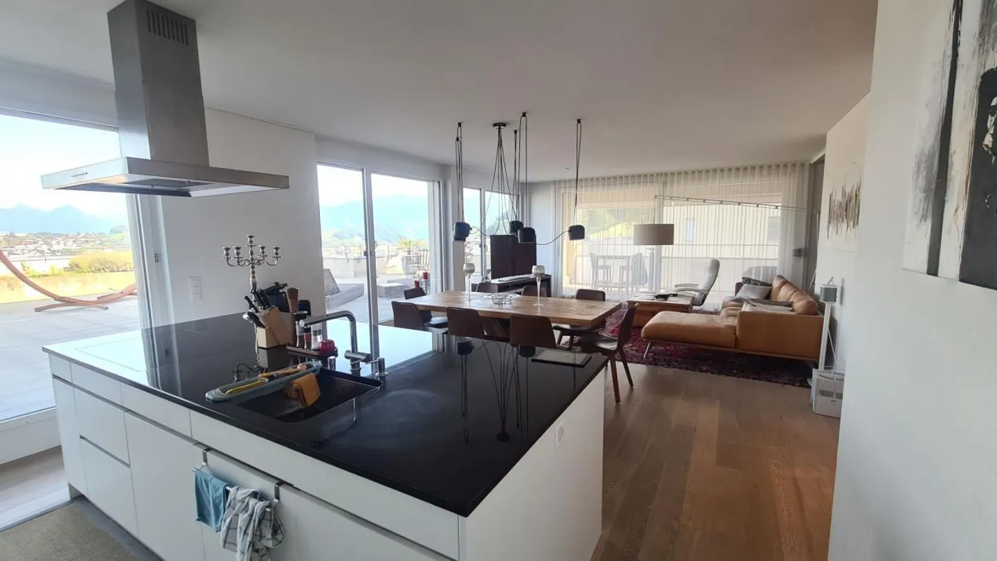 Über den Dächern von Kriens - 4½-Zimmer Terrassenwohnung mit atembe... - Foto 9 von 12