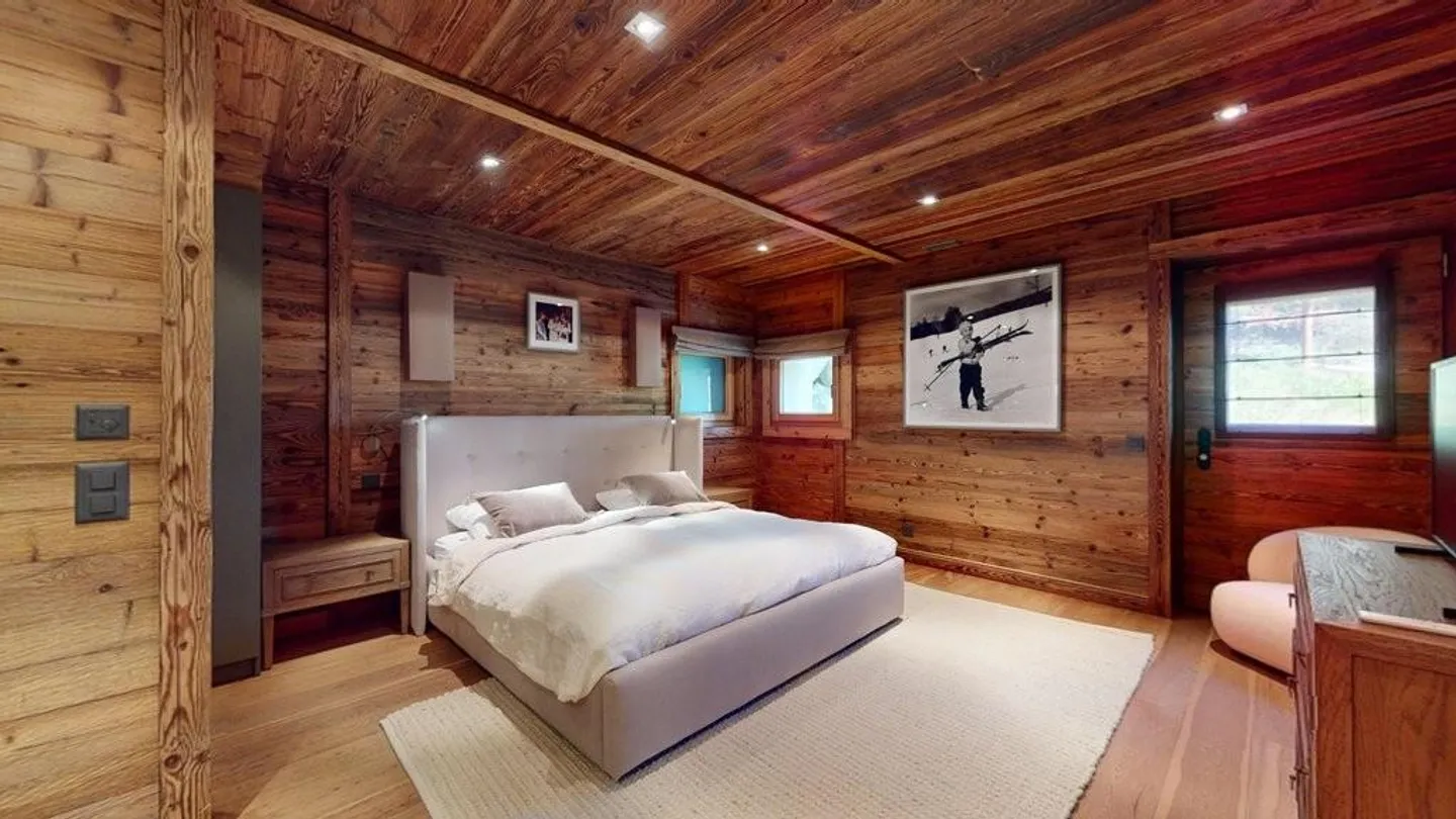 Crans - Chalet de haut standing avec vue imprenable sur les Alpes - Foto 9 von 12