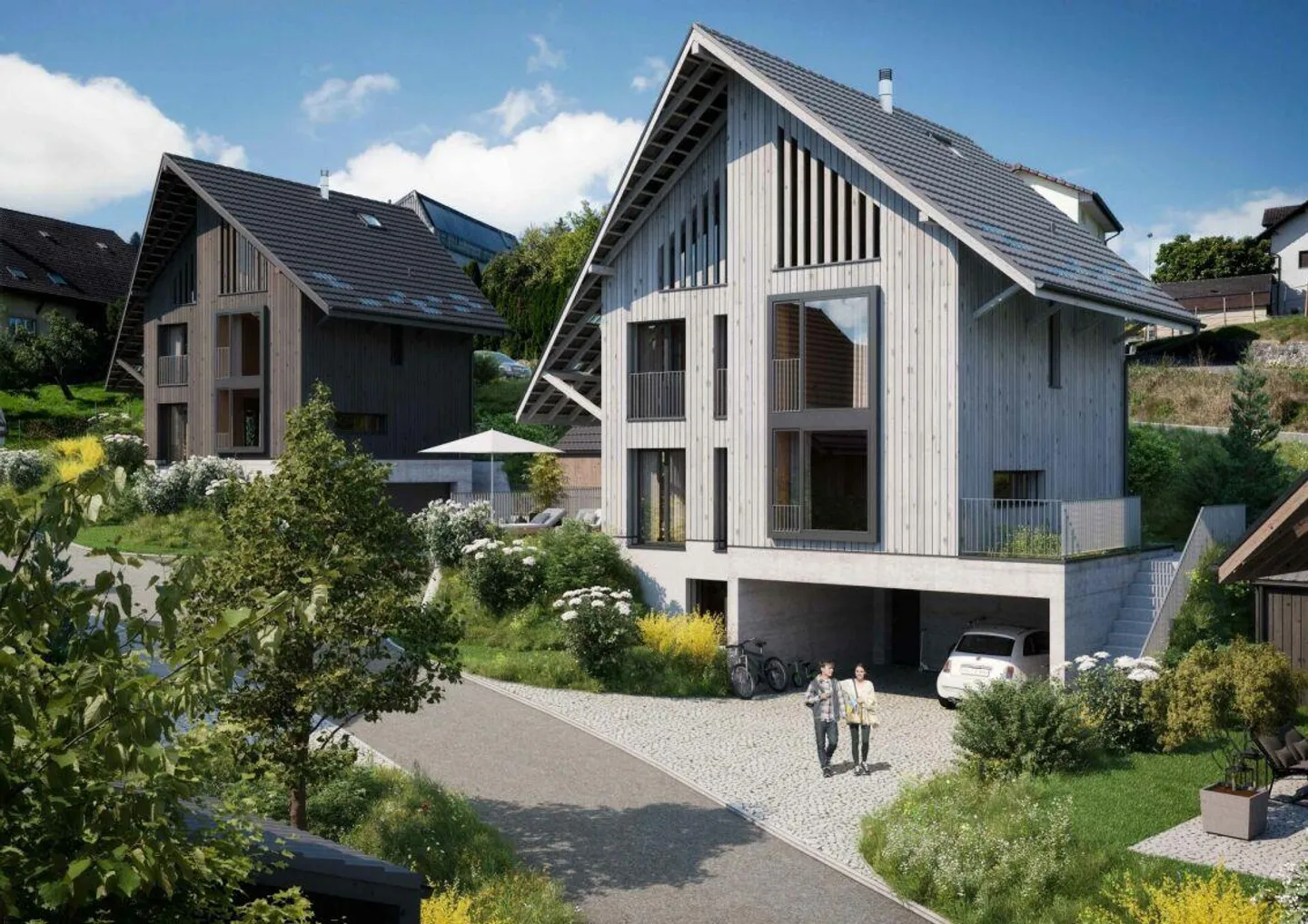 Exklusive Holzfamilienhaus - Foto 1 von 10