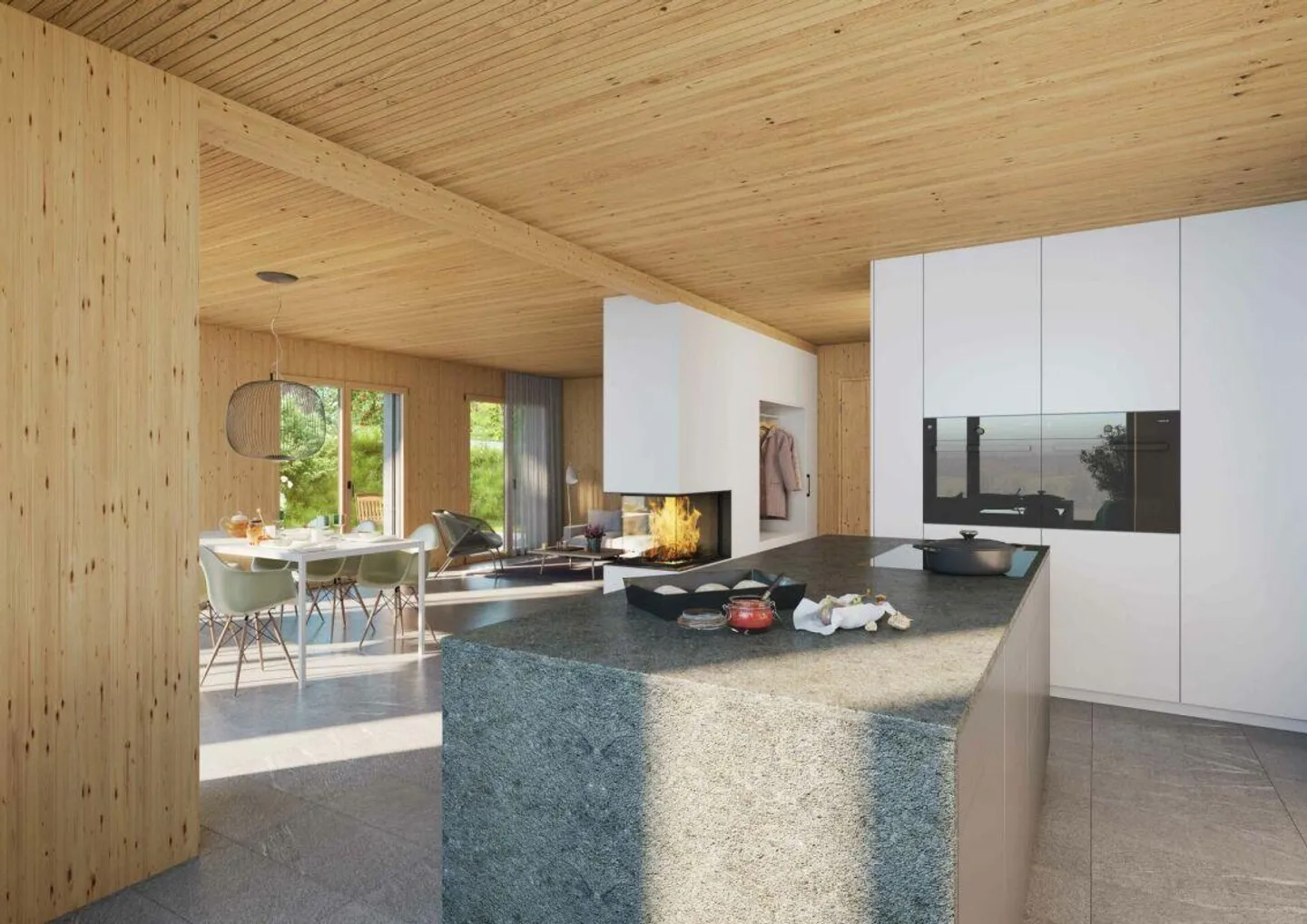 Exklusive Holzfamilienhaus - Foto 2 von 10