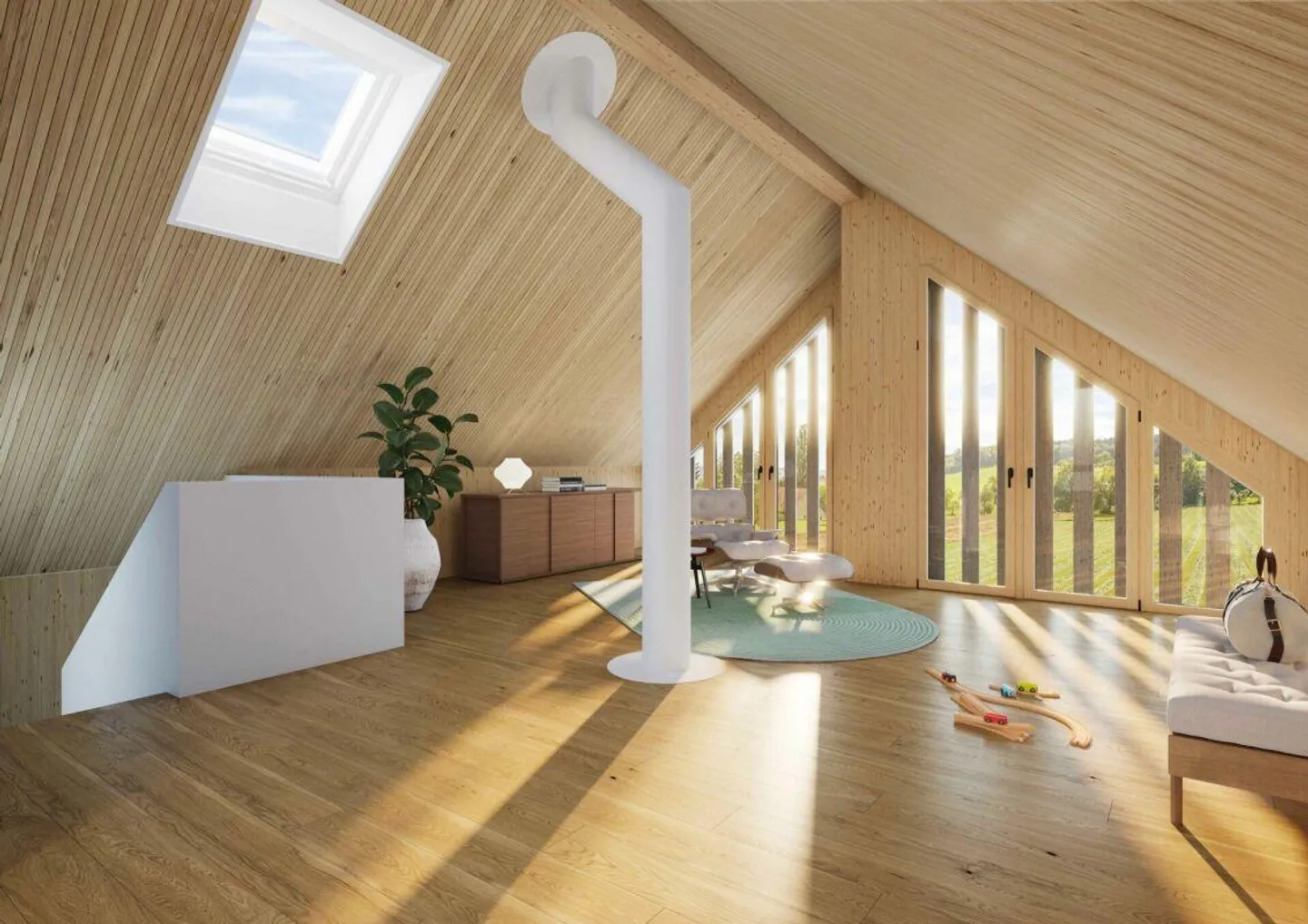 Exklusive Holzfamilienhaus - Foto 6 von 10