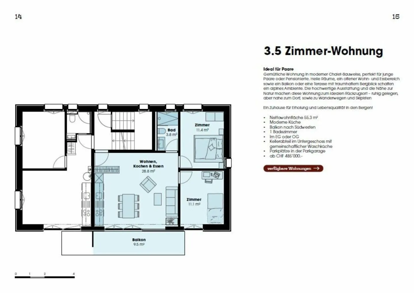 Eggetli-Adelboden - Appartamenti di 3½ locali - Foto 5 di 7