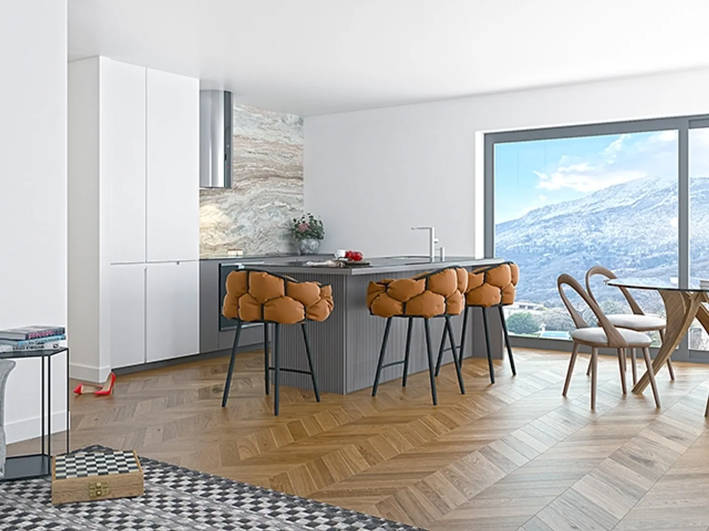EVIONNAZ - NUOVO PIANO TERRA - 2.5 STANZE - Foto 1 di 4