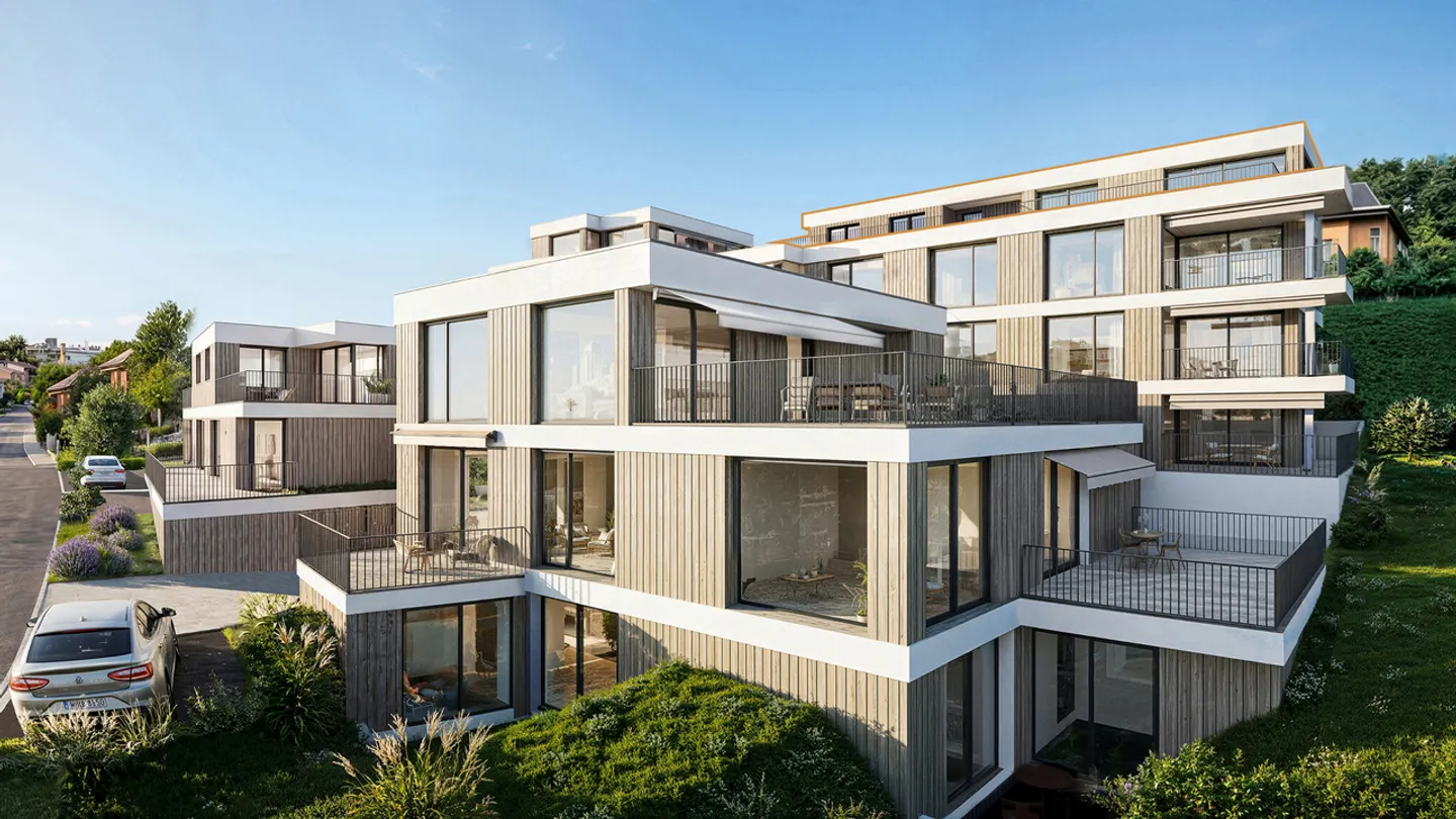 Modernes Attikawohnung mit Terrasse - Foto 2 von 5