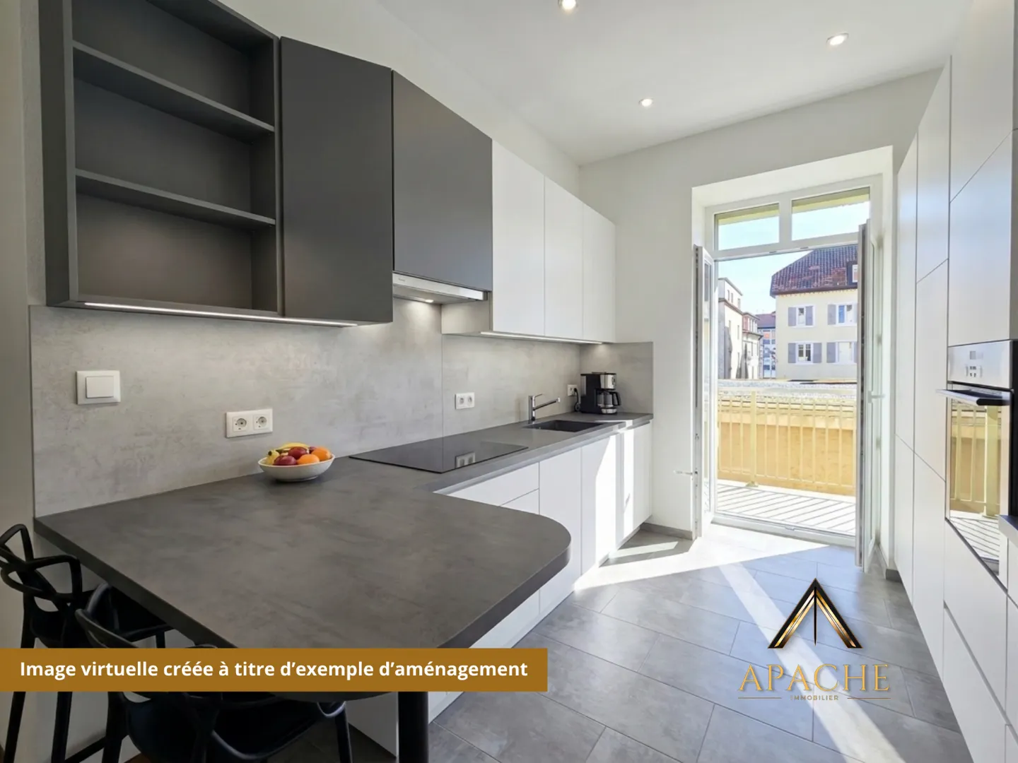 2 + 3,5 Zimmer oder 5,5 Zimmer mit großem Balkon? Es liegt an Ihnen zu wählen! - Foto 1 von 8