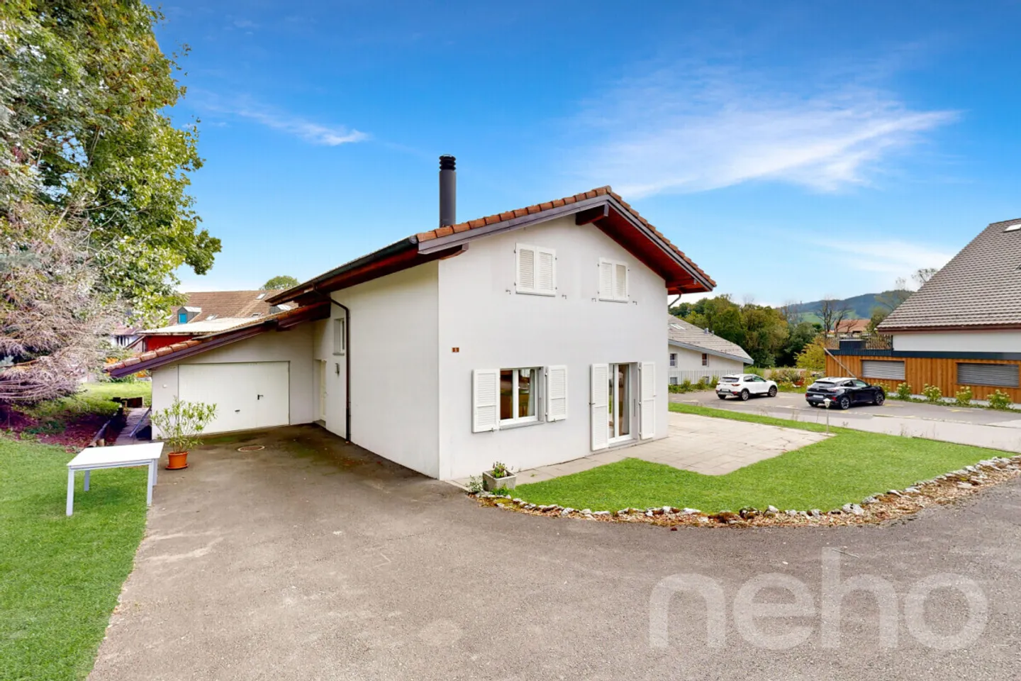 Charmantes Familienhaus mit großem Garten in Palézieux-Village - Foto 1 von 12