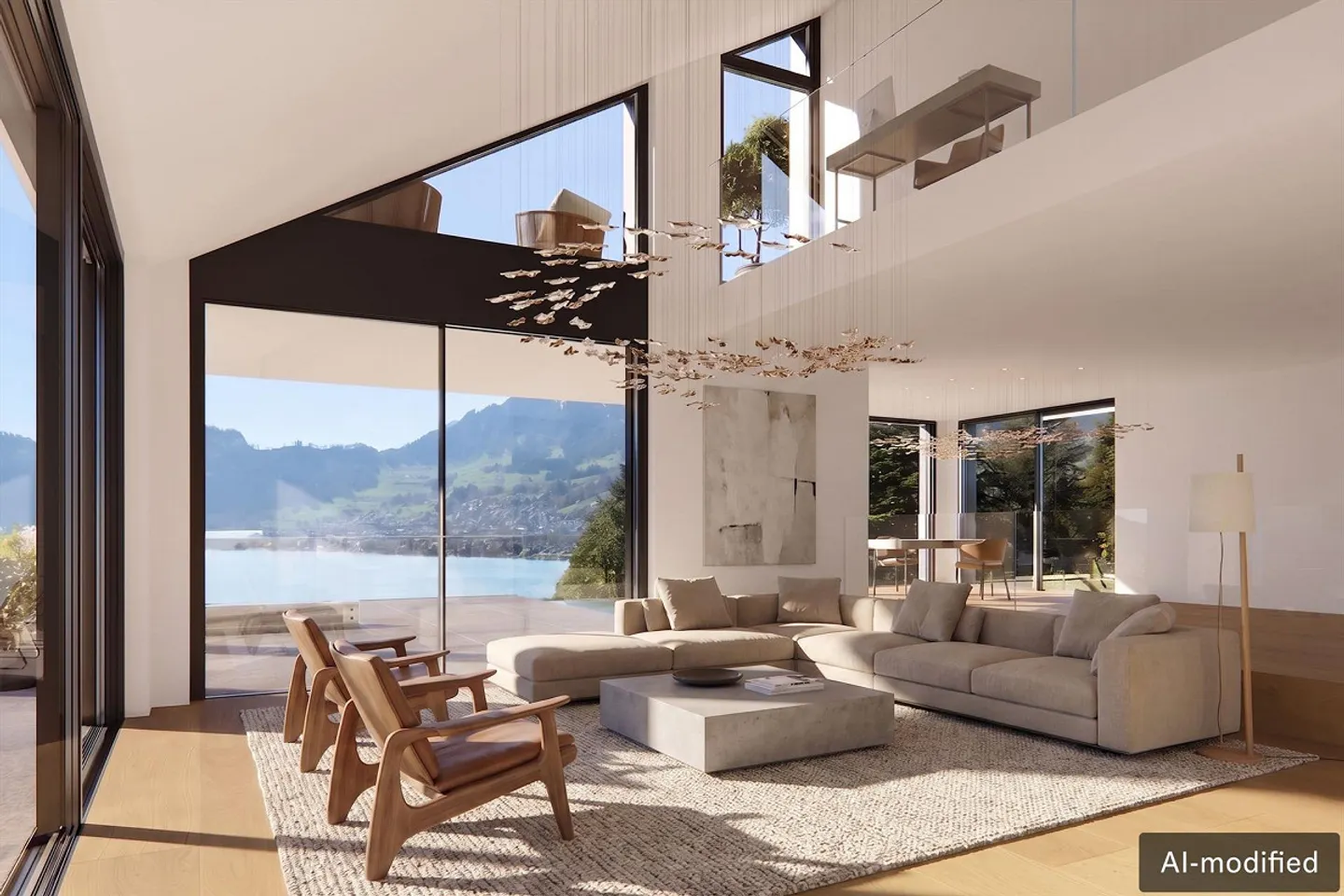 Panorama Villa in Kastanienbaum: Exclusive Expansion, Lake View, Pool &... - Photo 2 of 5