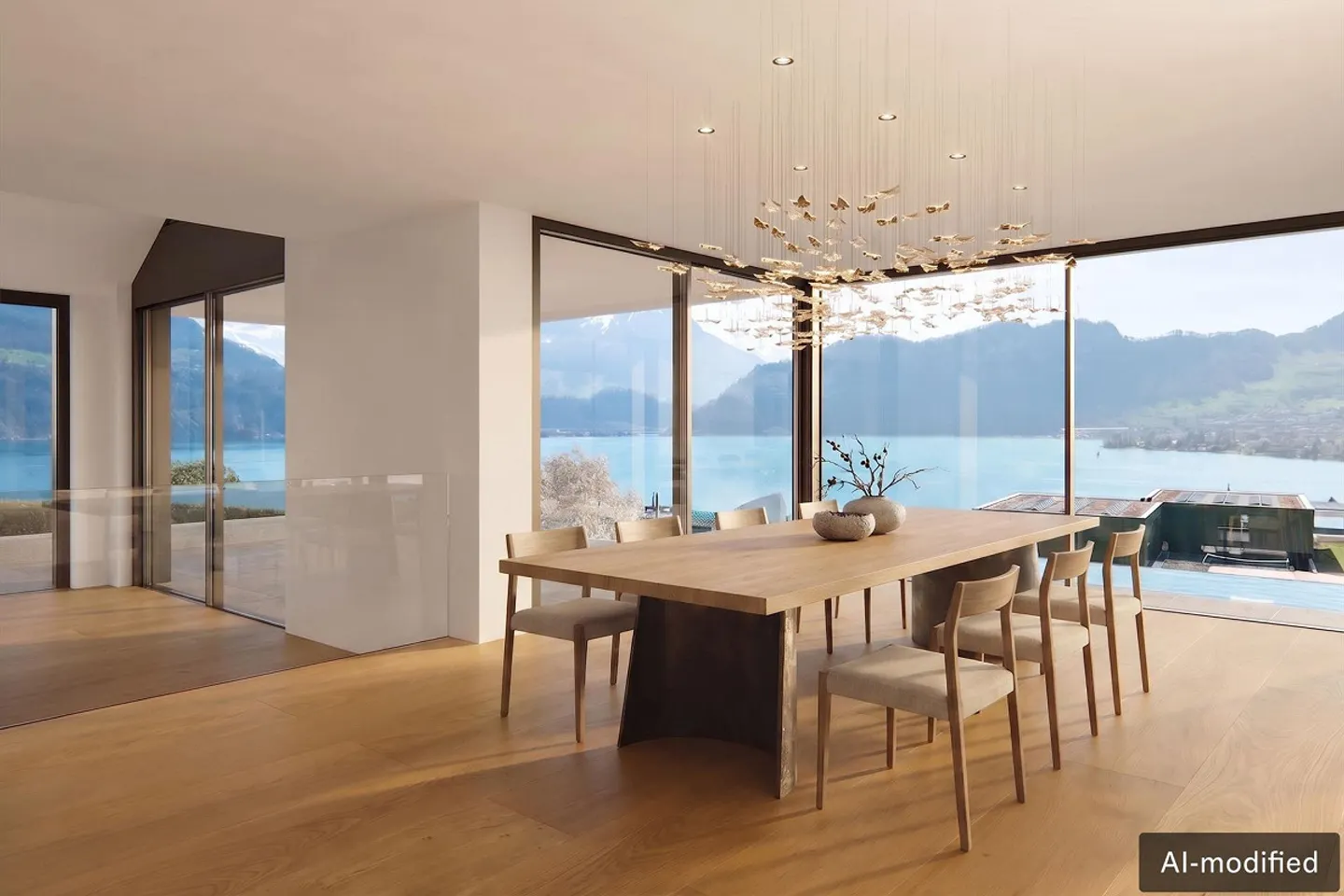 Panorama Villa in Kastanienbaum: Exclusive Expansion, Lake View, Pool &... - Photo 3 of 5
