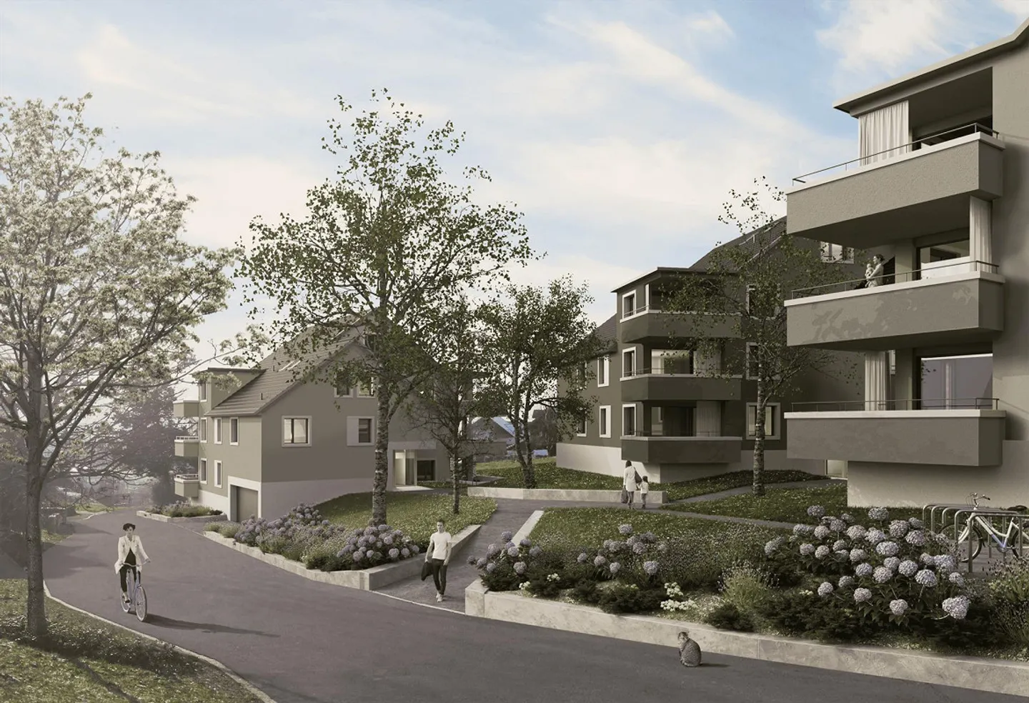Modern 4.5 Room Garden Apartment in the New Development Sennhütten - Photo 1 of 4