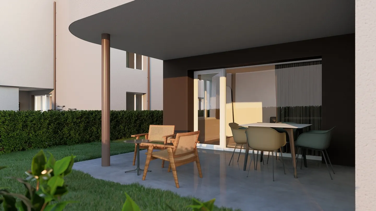 2,5 Zimmer mit privatem Garten - Foto 1 von 5