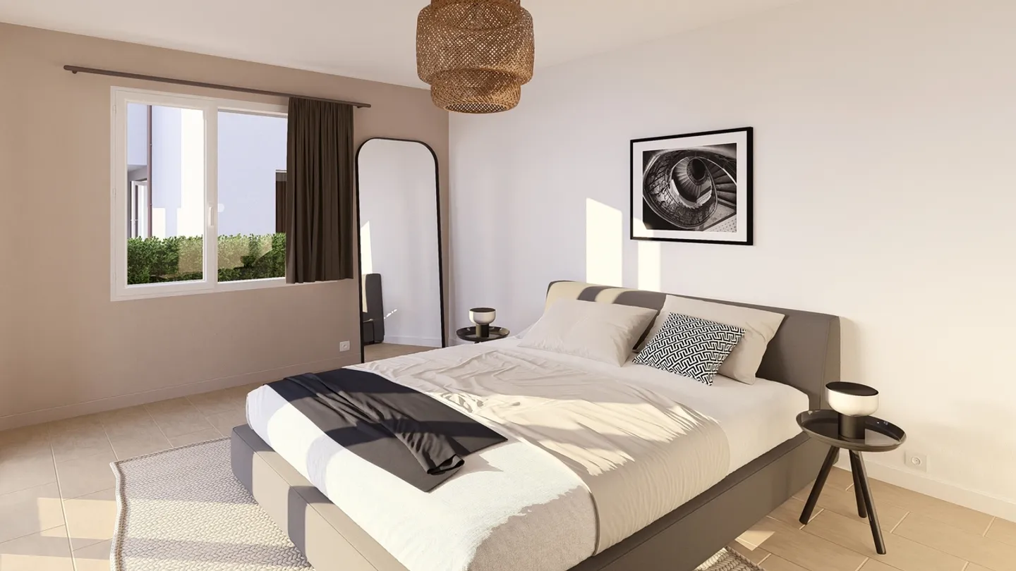 2,5 Zimmer mit privatem Garten - Foto 4 von 5