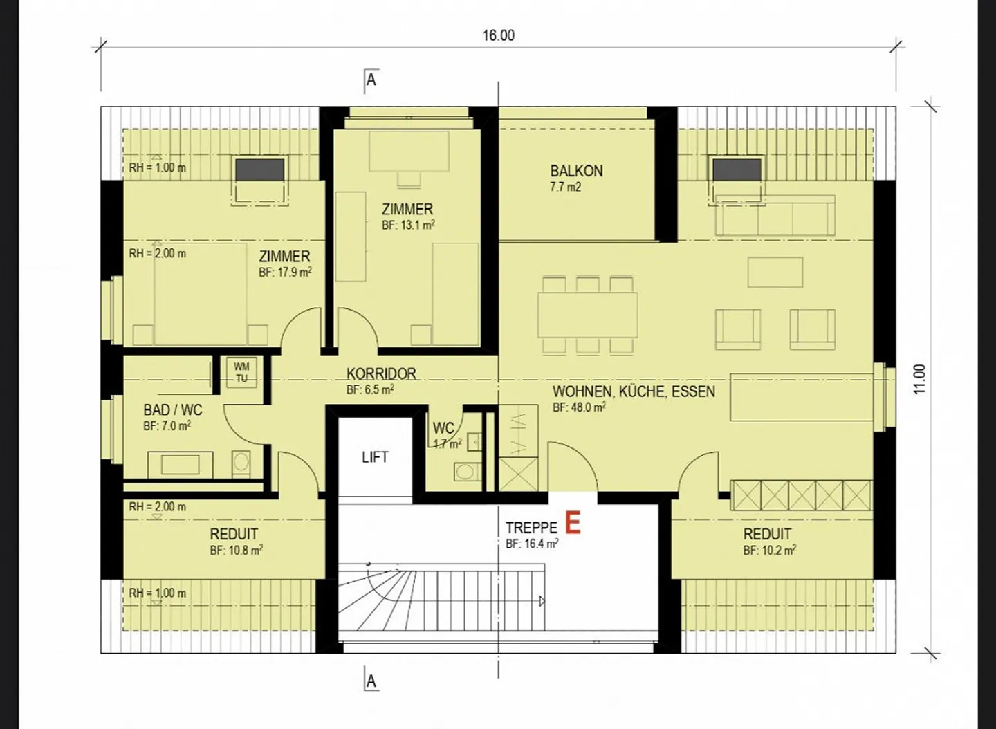 Spacious 3.5-room penthouse apartment with loggia and carport in Ermensee - Photo 2 of 10