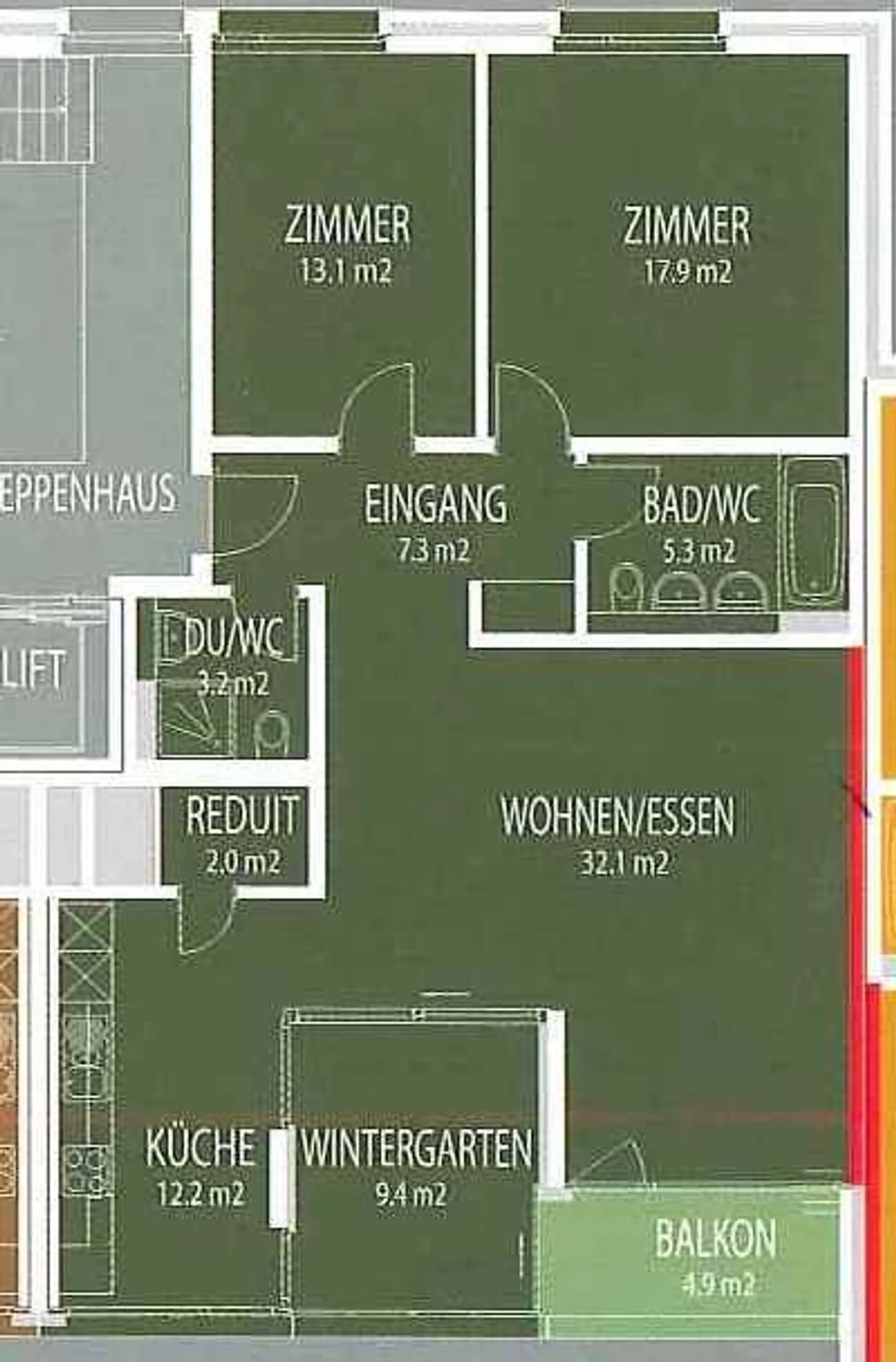 Appartamento Glattpark con giardino d'inverno - Foto 7 di 7