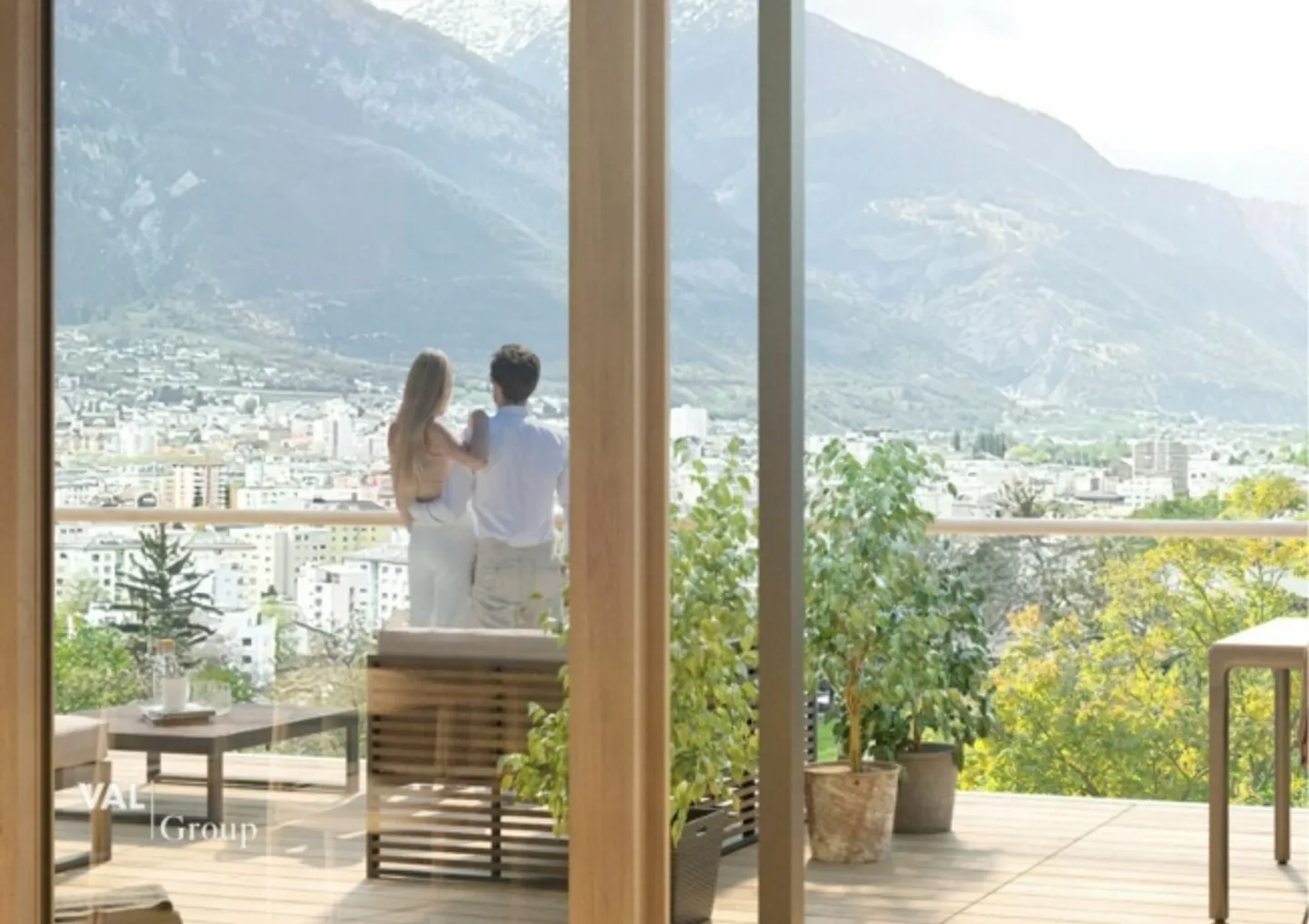 Moderne 3.5 Zimmerwohnung mit traumhafter Aussicht auf das Bergpanorama - Foto 9 von 11