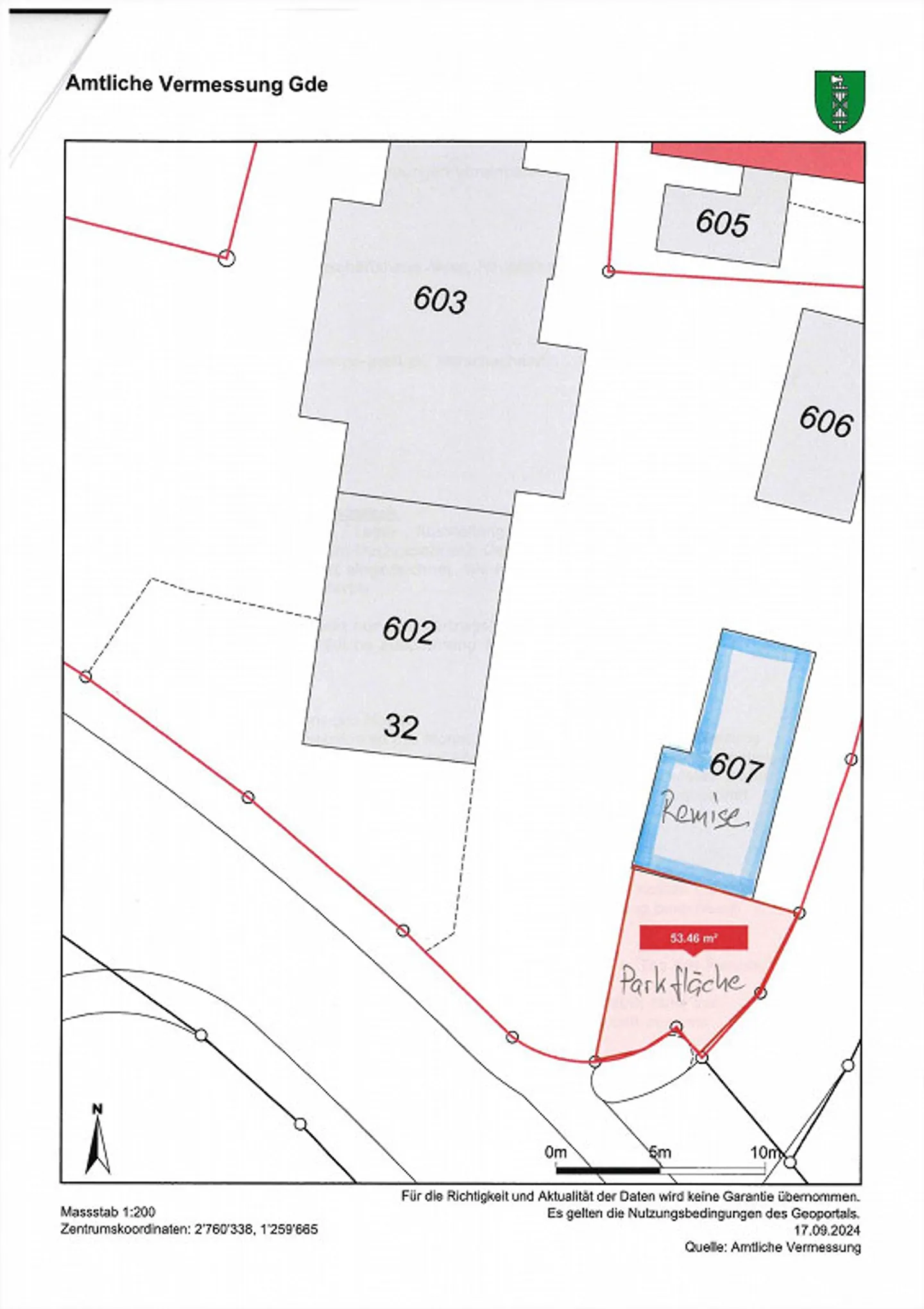 Outbuilding (73 m2 usable area) with parking space (53 m2) in a central village location - Photo 10 of 10