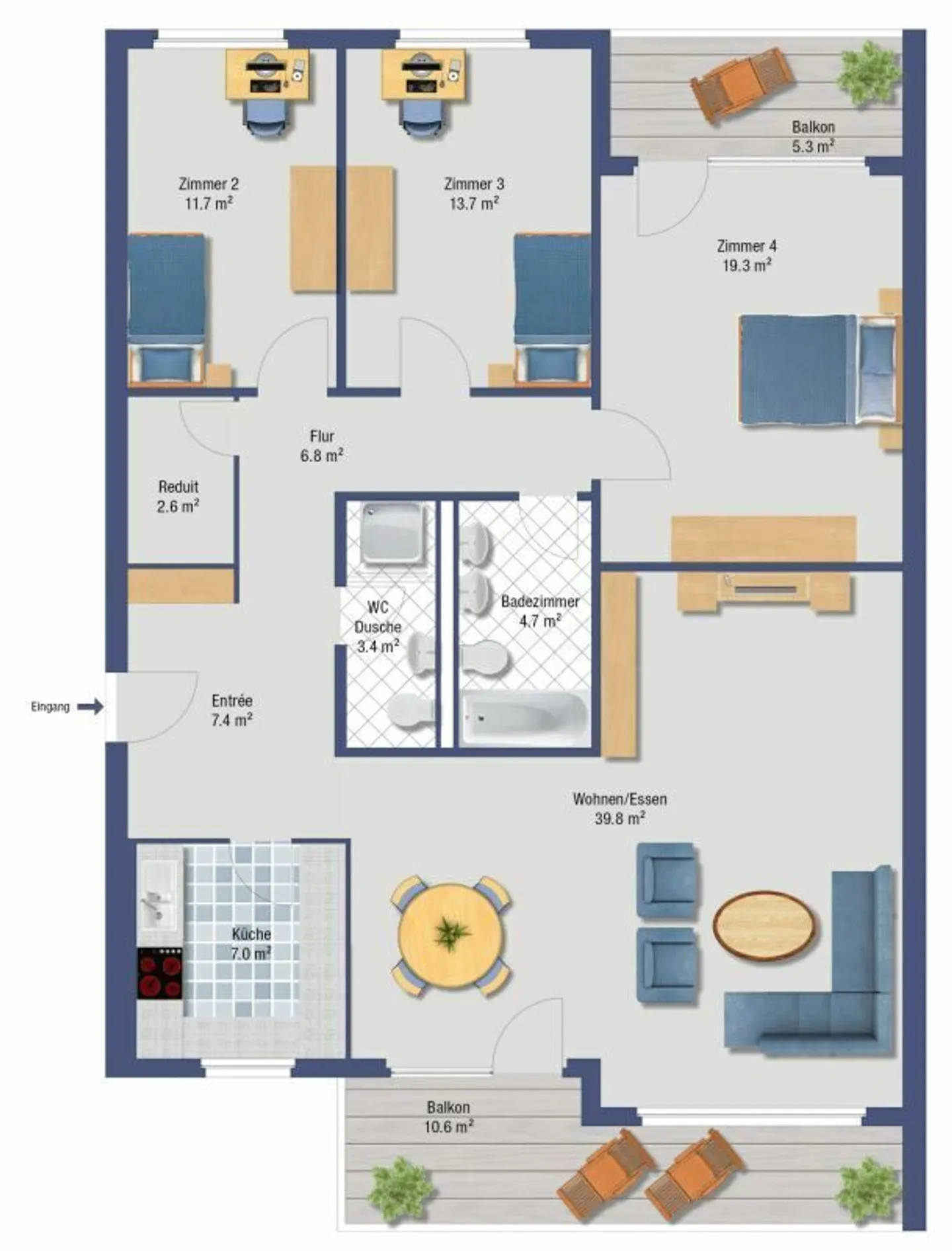 Charming 4.5-Room Apartment - Photo 10 of 10