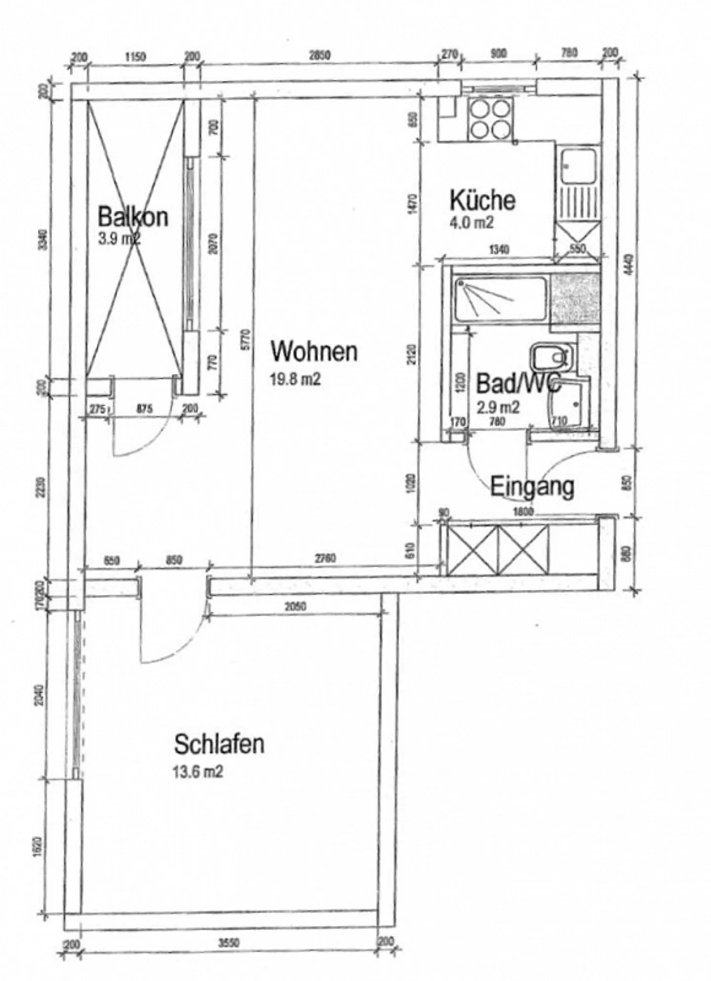 Sonnige 2-Zimmerwohnung - Foto 5 von 5