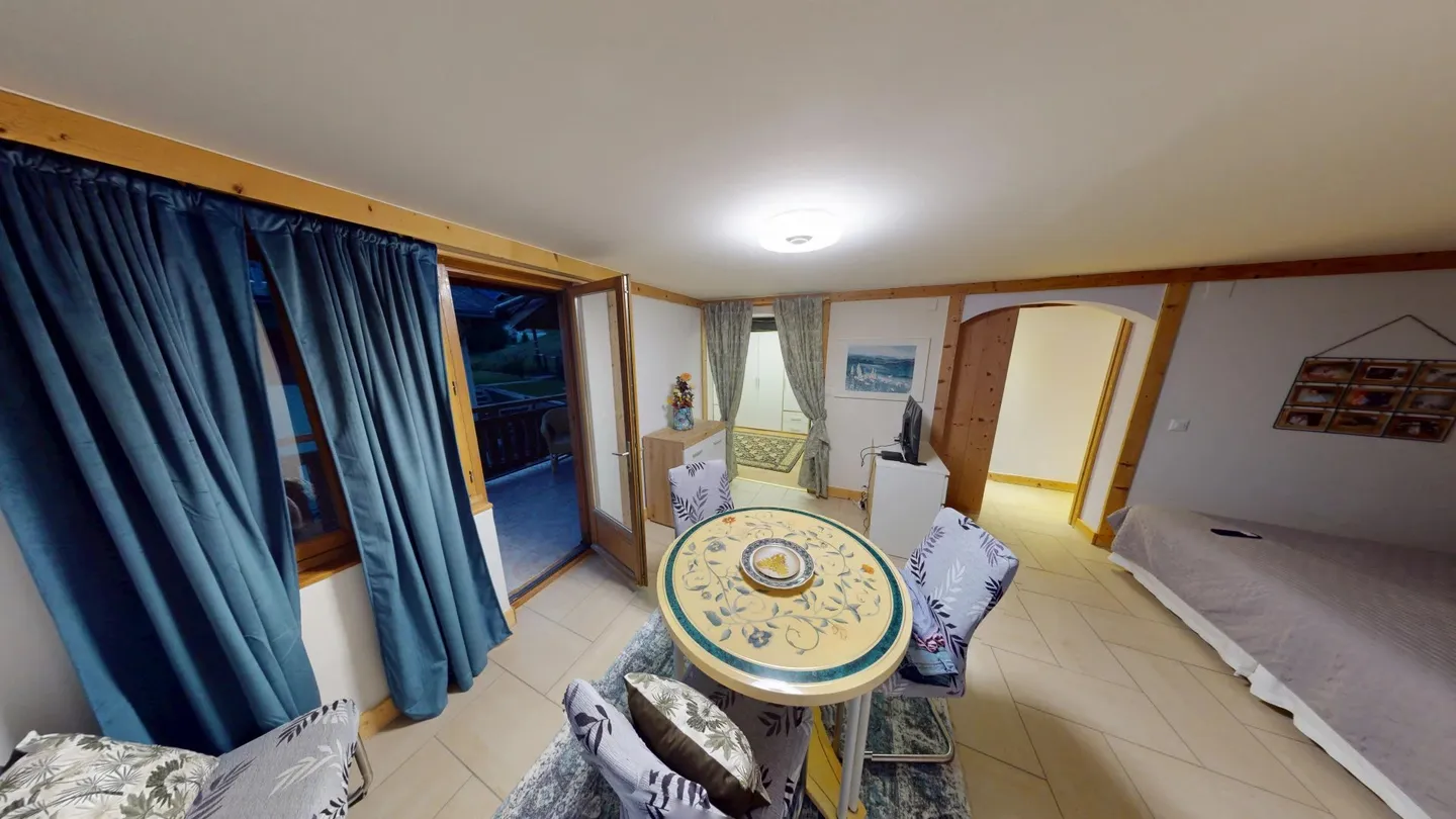 Wunderschönes Chalet mit 5,5 Zimmern und Panoramablick in einer Zweitwohnung - Foto 24 von 38