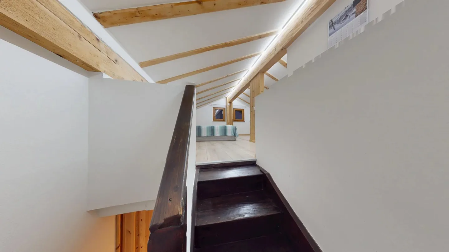 Wunderschönes Chalet mit 5,5 Zimmern und Panoramablick in einer Zweitwohnung - Foto 25 von 38