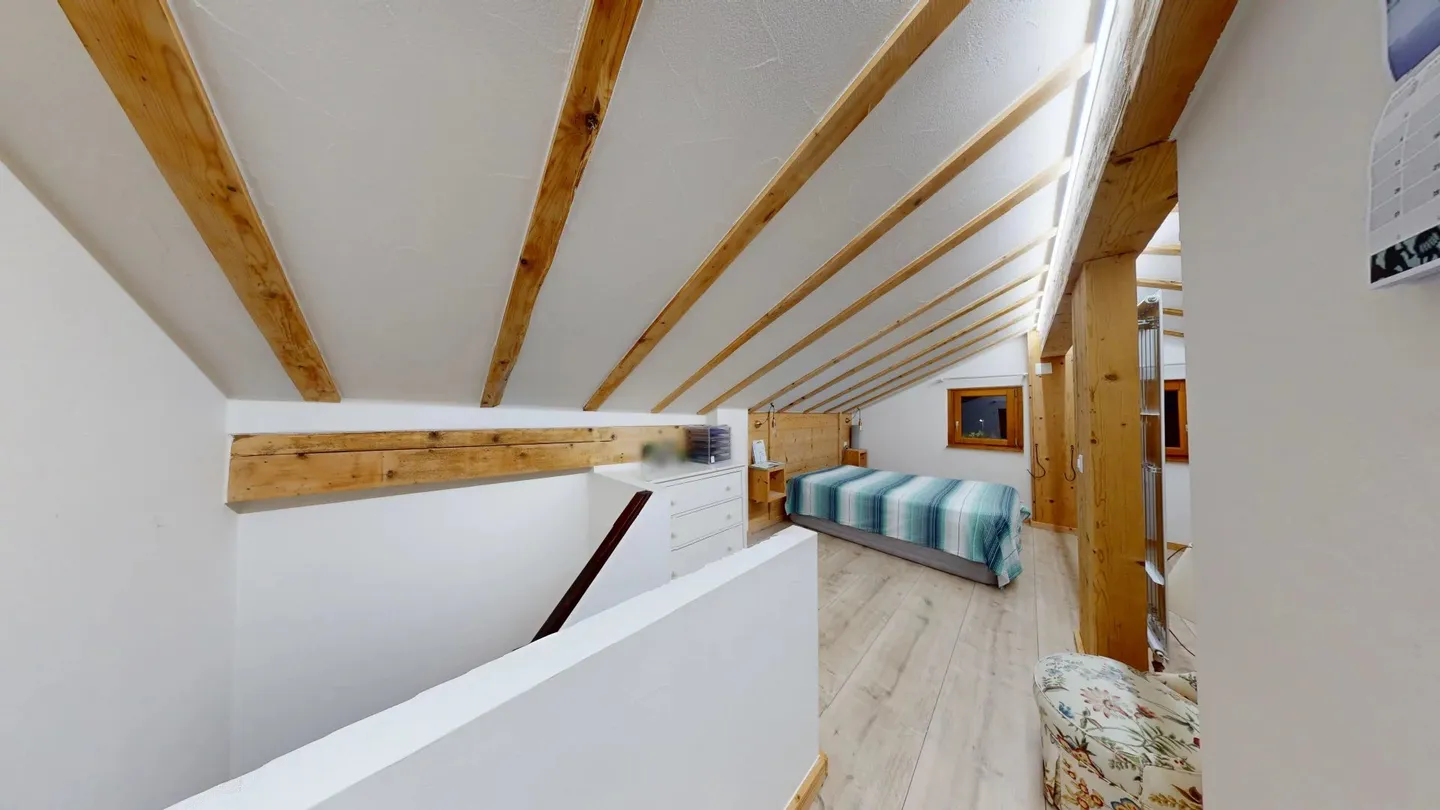 Wunderschönes Chalet mit 5,5 Zimmern und Panoramablick in einer Zweitwohnung - Foto 26 von 38