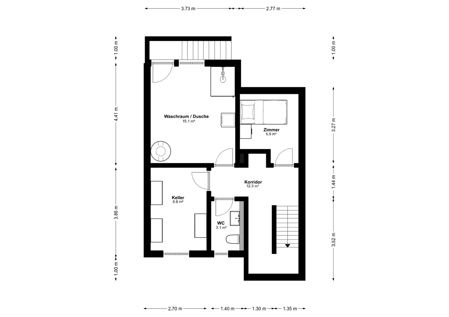 Maison d'angle de 5,5 pièces entièrement rénovée - Emménager et se sentir bien - Photo 27 sur 30
