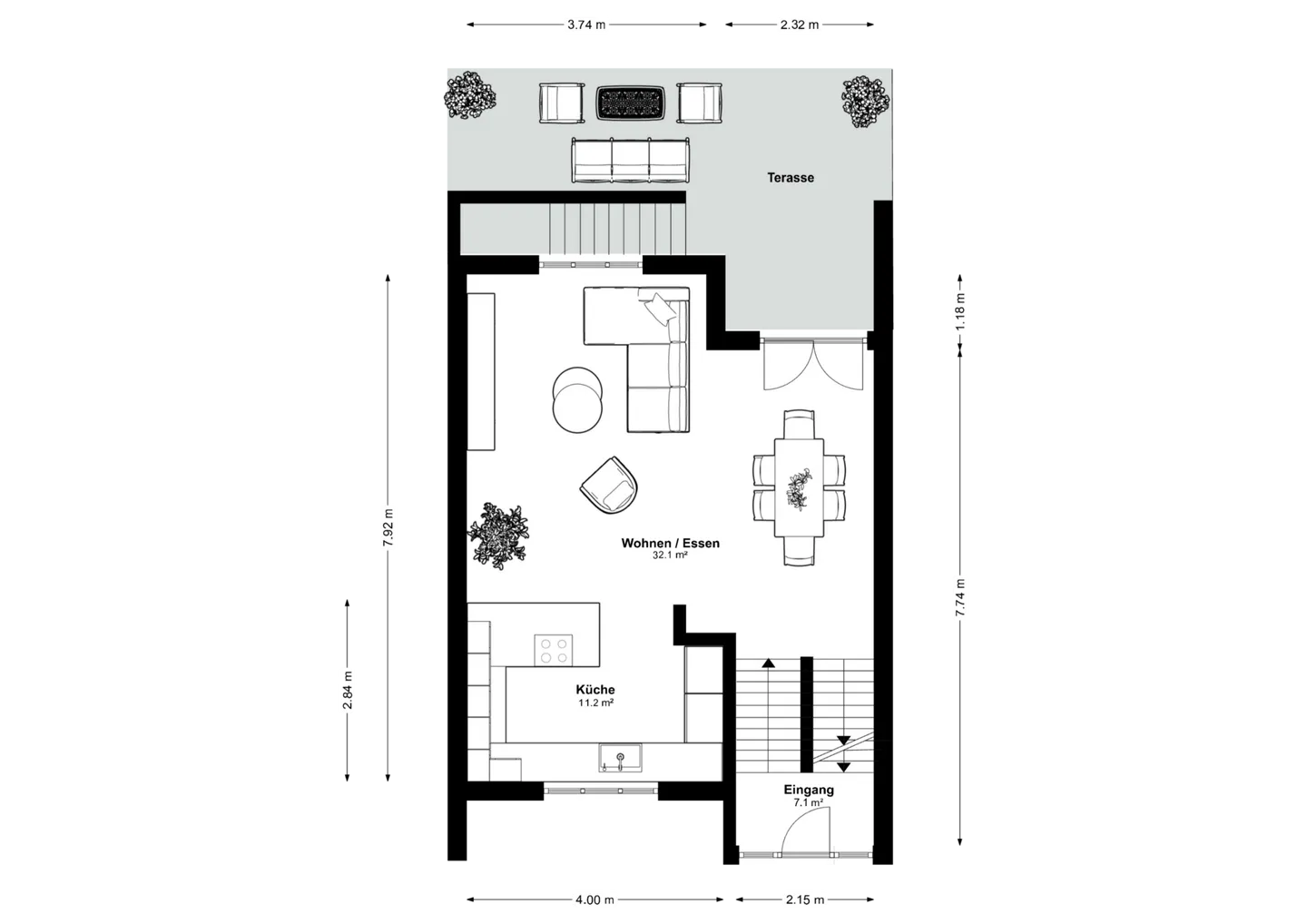 Maison d'angle de 5,5 pièces entièrement rénovée - Emménager et se sentir bien - Photo 28 sur 30