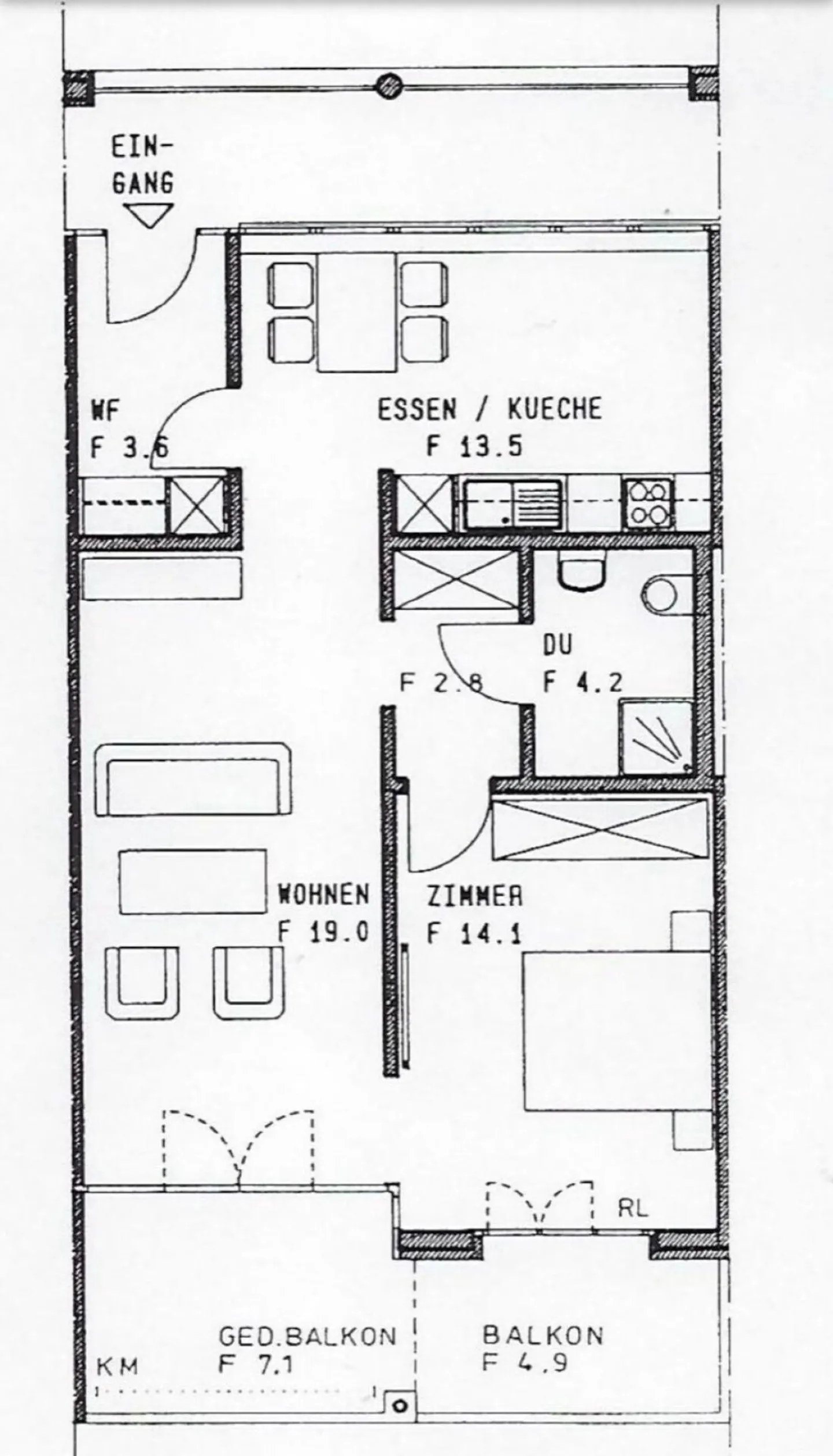 CENTRAL À DÄTTWIL - SPACIEUX APPARTEMENT DE 2,5 PIÈCES - Photo 10 sur 11