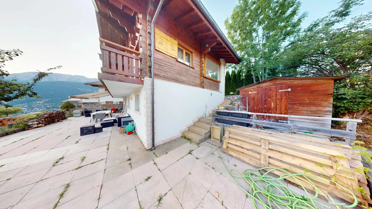 Wunderschönes Chalet mit 5,5 Zimmern und Panoramablick in einer Zweitwohnung - Foto 36 von 38
