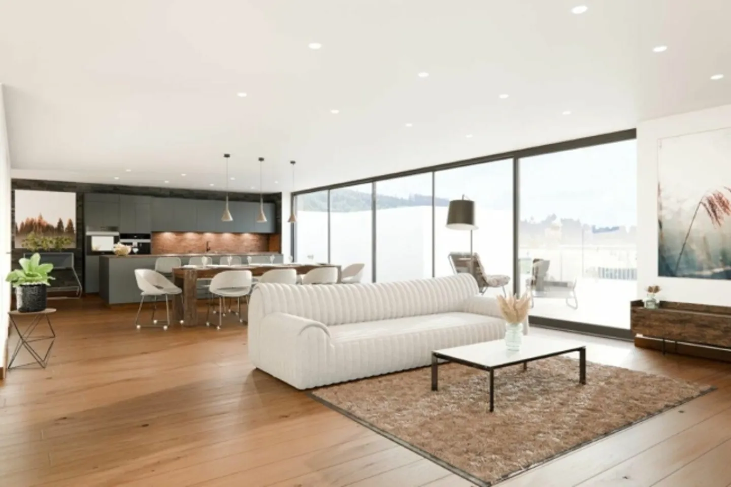 Modernes Apartment mit Terrasse - Foto 2 von 11