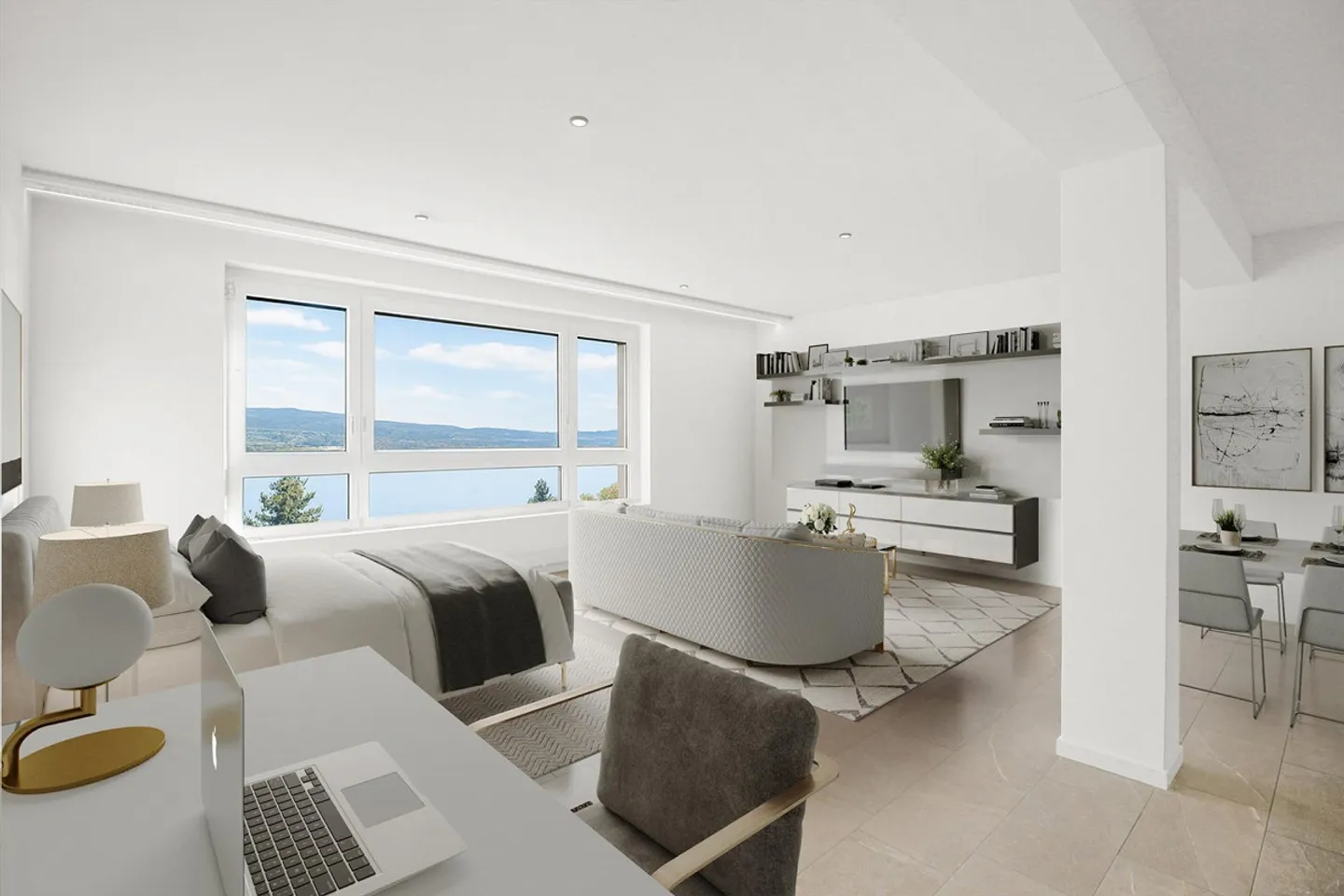 Exclusive 1-room apartment with lake view in Kilchberg ZH - Photo 1 of 8