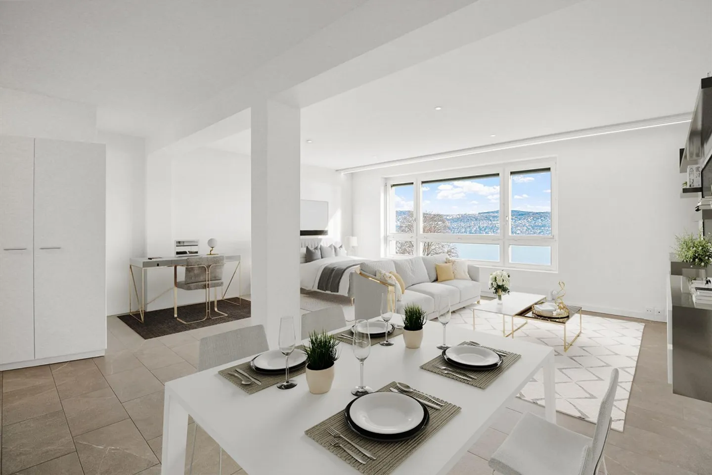 Exclusive 1-room apartment with lake view in Kilchberg ZH - Photo 3 of 8