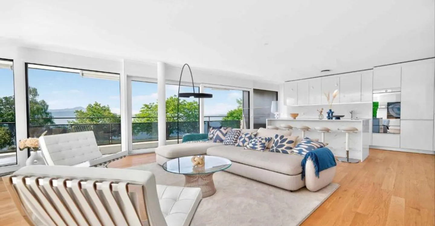 Magnificent 4.5 rooms with a large balcony surrounding the apartment - Photo 4 of 6