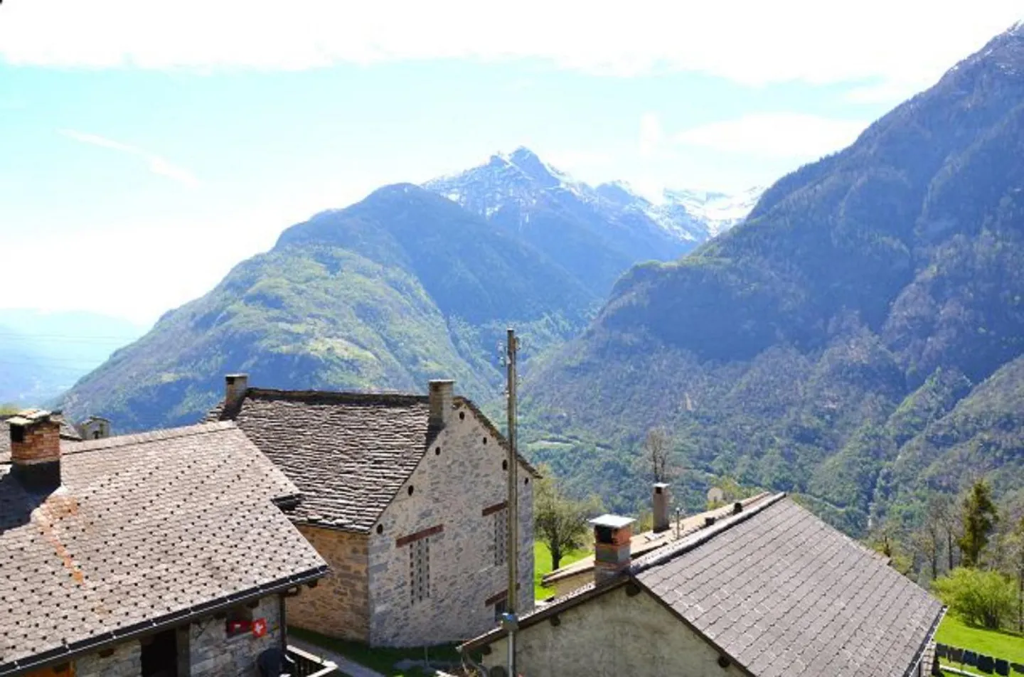 Rustico 3 1/2 locali in posizione molto tranquilla e soleggiata con vista / Bell... - Foto 20 di 39