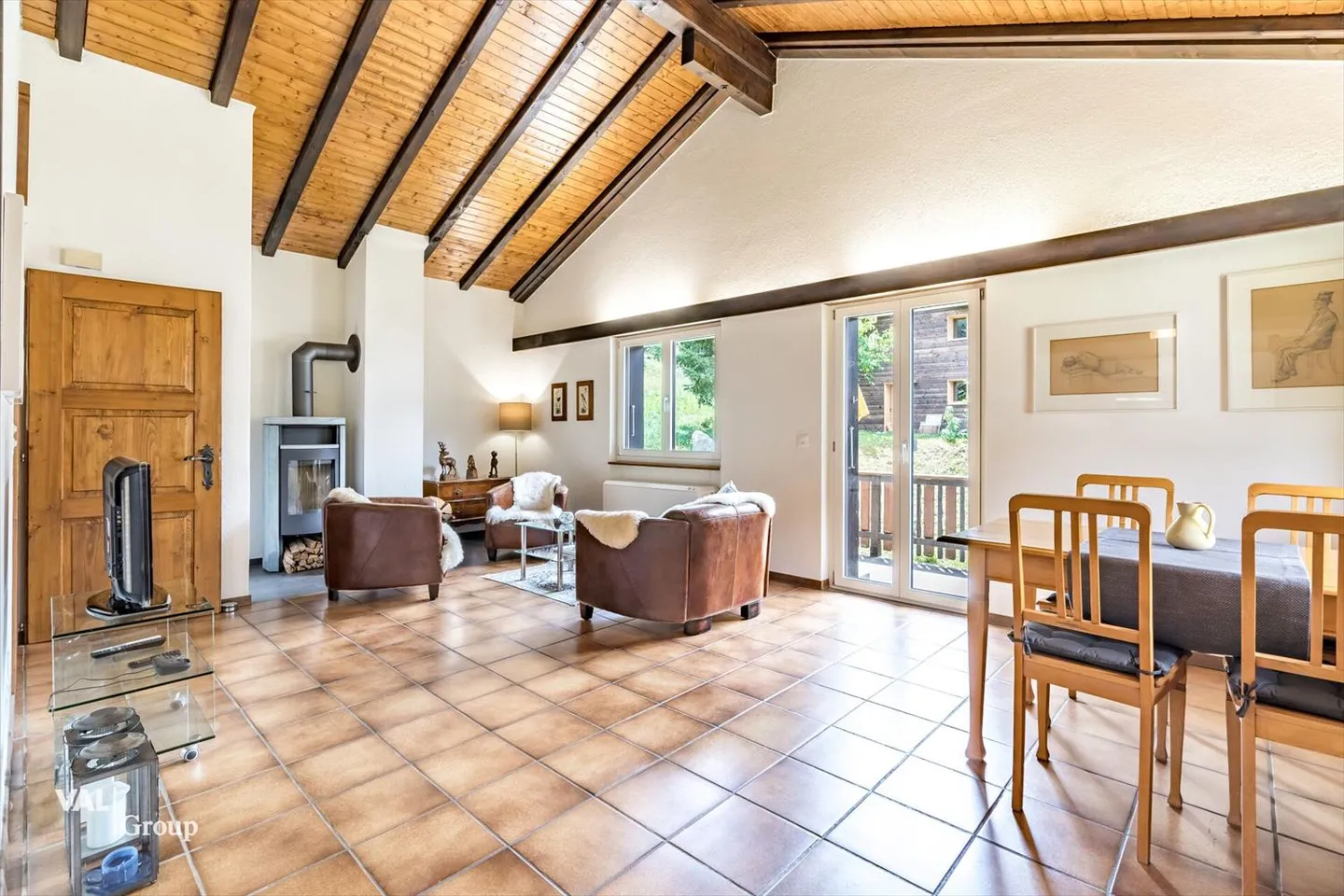 Rifugio alpino con vista - Chalet di 4,5 stanze a Hublen vicino a Grächen - Foto 2 di 13