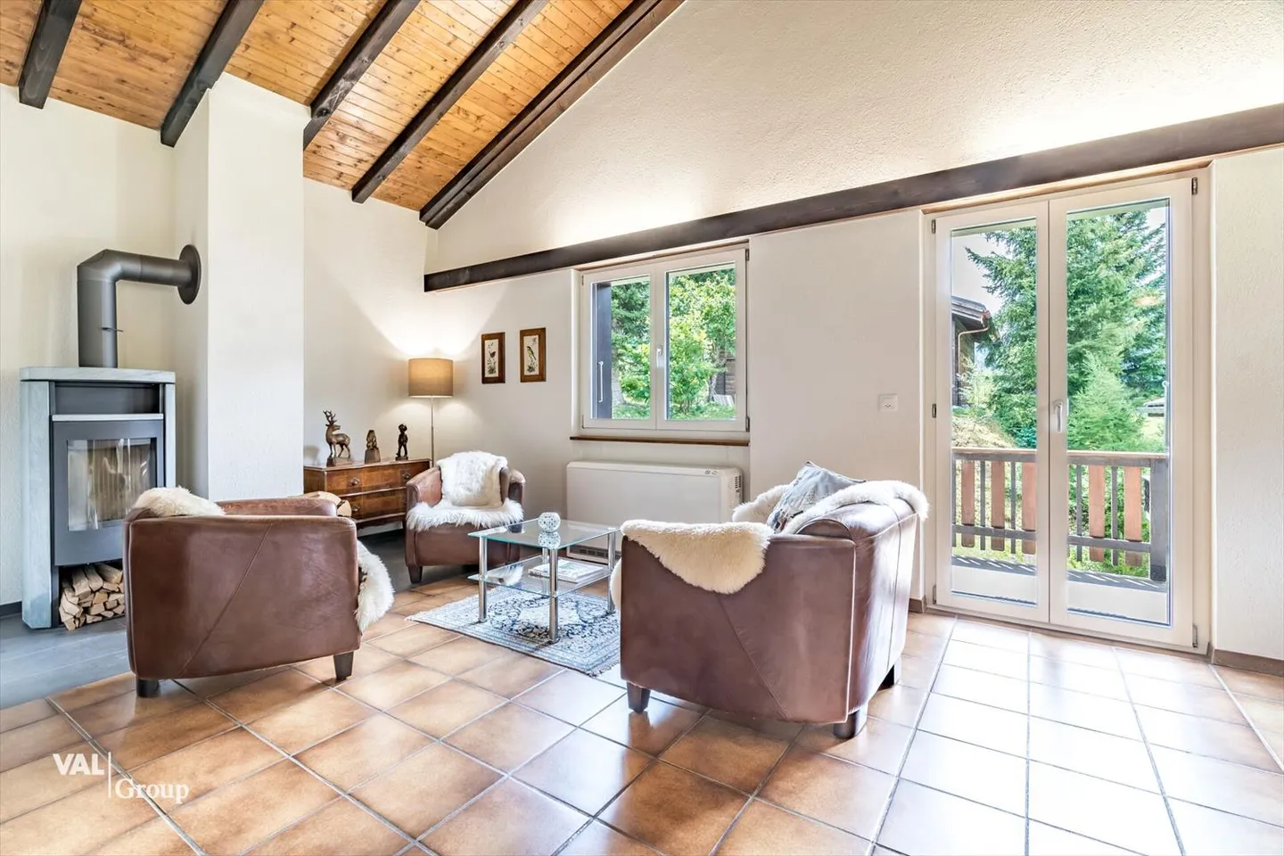 Rifugio alpino con vista - Chalet di 4,5 stanze a Hublen vicino a Grächen - Foto 5 di 13