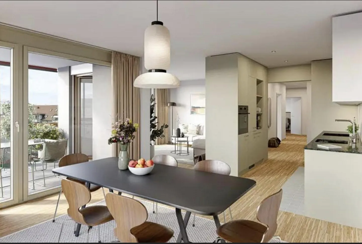 Modern 3.5-room apartment with balcony and beautiful view in Dübendorf - Photo 5 of 9