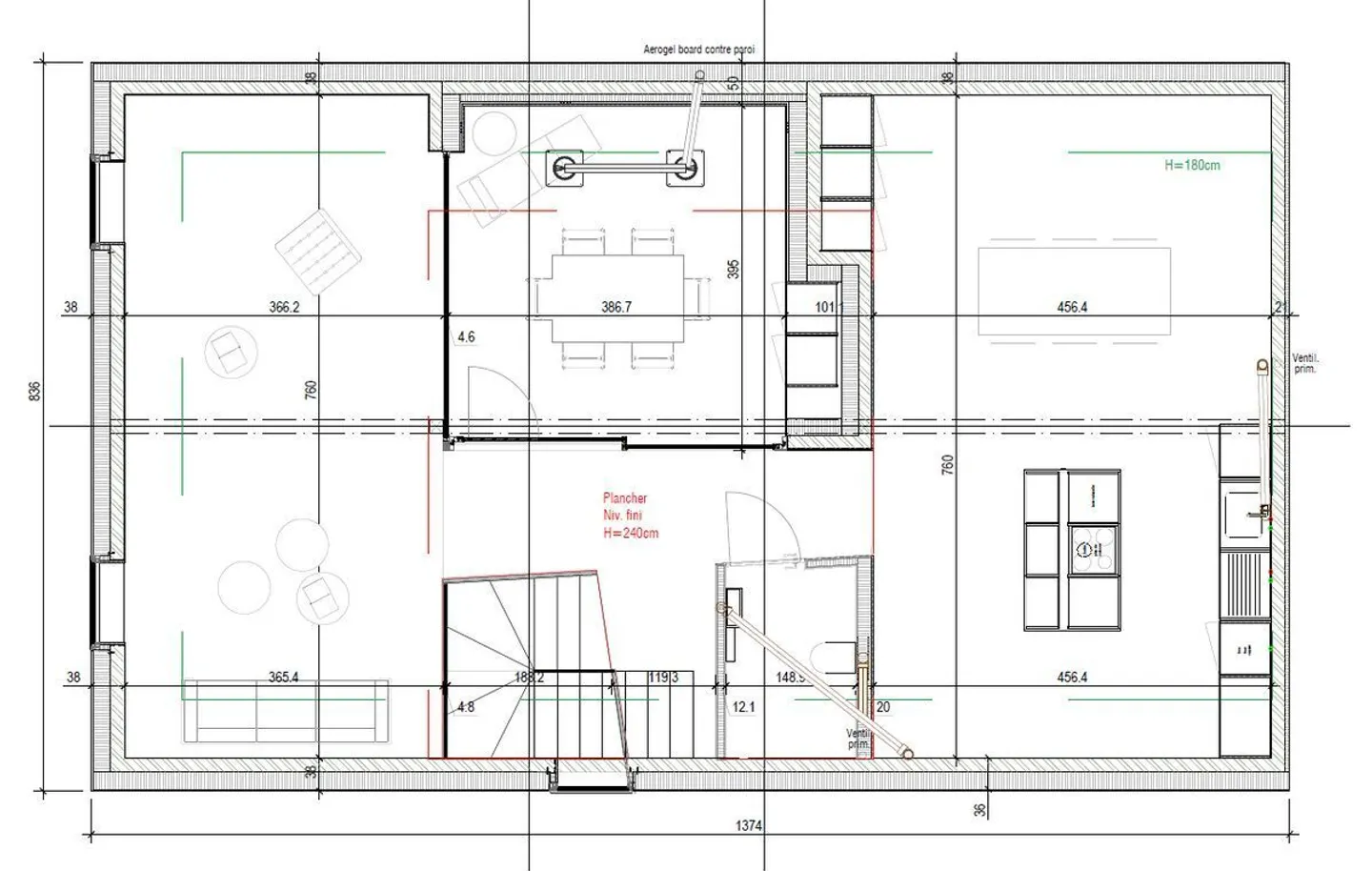Duplex moderno a Montet - Foto 8 di 12