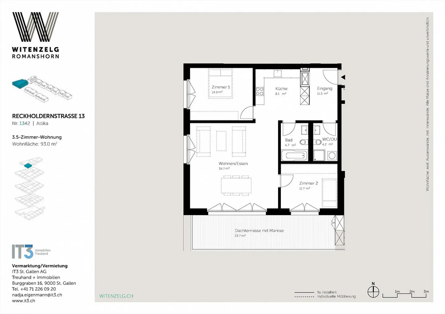 Appartement 3.5 pièces à Romanshorn - Photo 11 sur 11