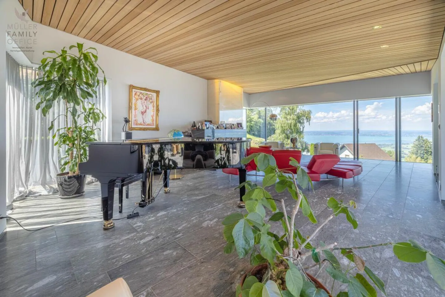 Villa de designer de luxe de rêve avec vue fantastique sur le lac et appartement d'invité - Photo 6 sur 15
