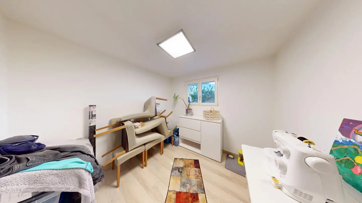 Wunderschönes Chalet mit 5,5 Zimmern und Panoramablick in einer Zweitwohnung - Foto 12 von 38