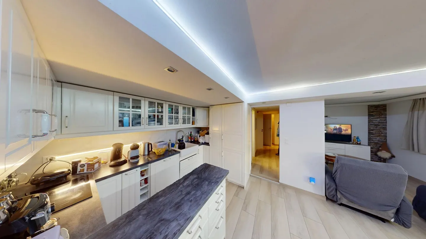 Wunderschönes Chalet mit 5,5 Zimmern und Panoramablick in einer Zweitwohnung - Foto 9 von 38