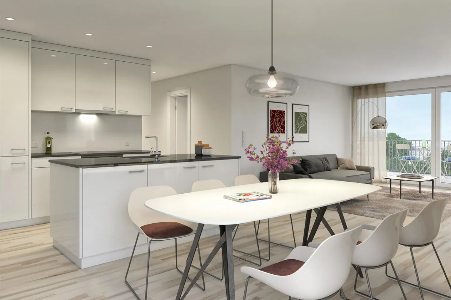 Bright and modern 4.5-room apartment in Grenchen - New construction 2024 - Photo 2 of 10