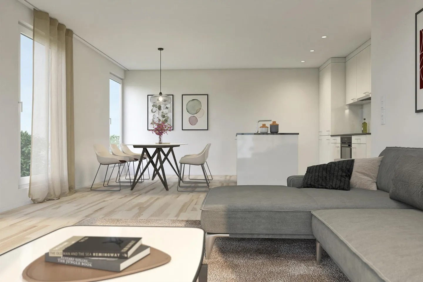 Bright and modern 4.5-room apartment in Grenchen - New construction 2024 - Photo 4 of 10