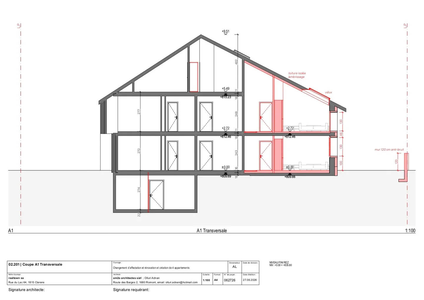Châtel-Saint-Denis - Progetto di costruzione di 4 appartamenti - Foto 1 di 7